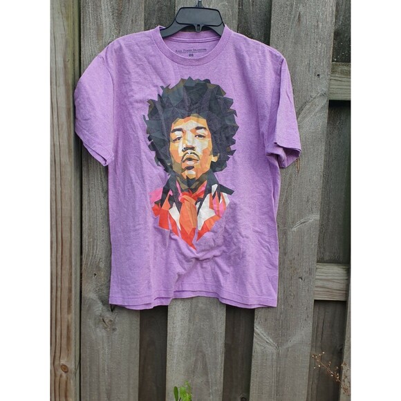 Jimi Hendrix Purple T-SHIRT Karl Ferris Collection Mens Medium - Picture 1 of 5